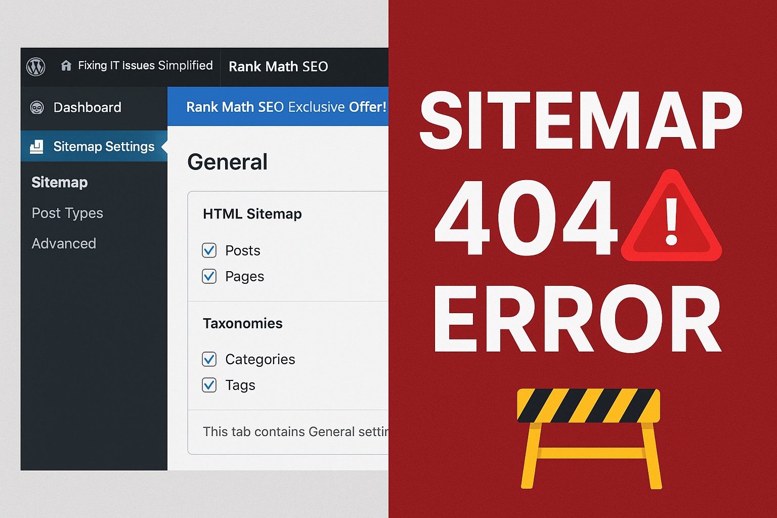 Why Your Rank Math Sitemap Shows a 404 Error (And How to Fix It Instantly)