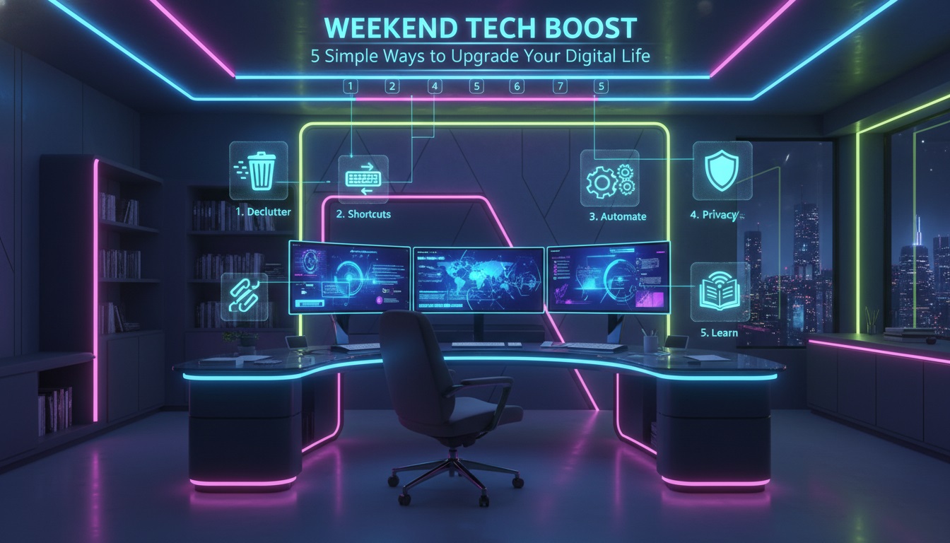 Weekend Tech Boost: 5 Simple Ways to Upgrade Your Digital Life