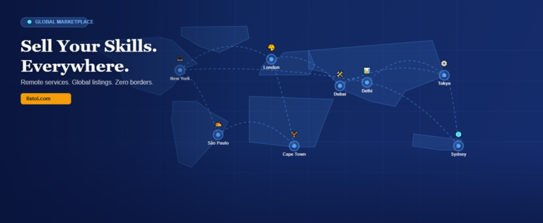 Meet Listoi.com — The Global Notice Board Where Your Skills Have No Borders